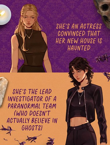 The perfect fall read featuring an actress x paranormal investigator 🔦💜👻

WITH SPIRIT by Josie Mae is available now on kindle...