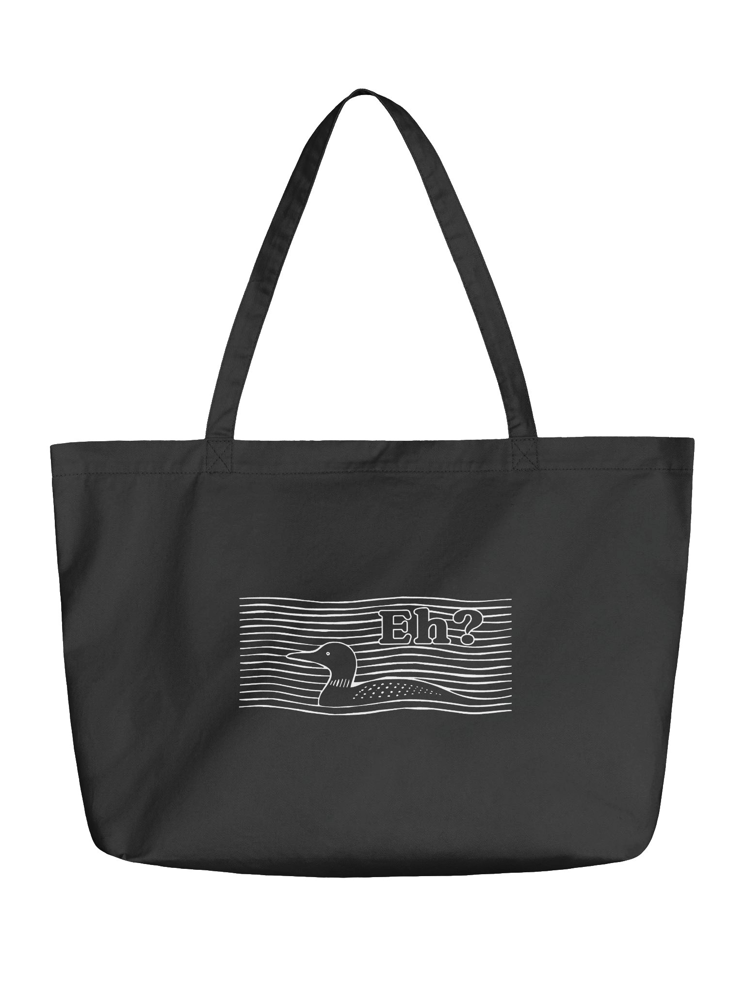 Eh? Loon Embroidered Tote Bag product image (1)