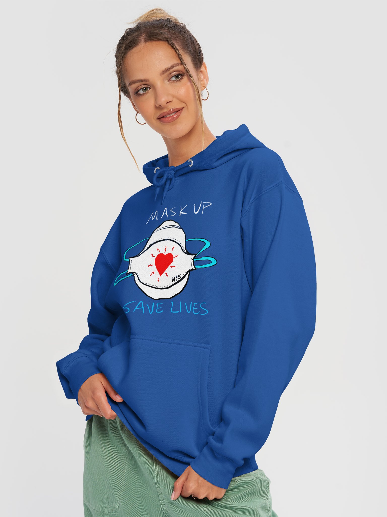 Mask Up Save Lives hoodie product image (34)