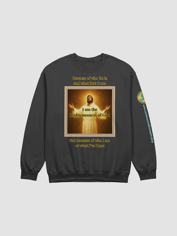 I am the Righteousness of God (Male) Gildan Classic Crewneck Sweatshirt Dark Colors product image (3)