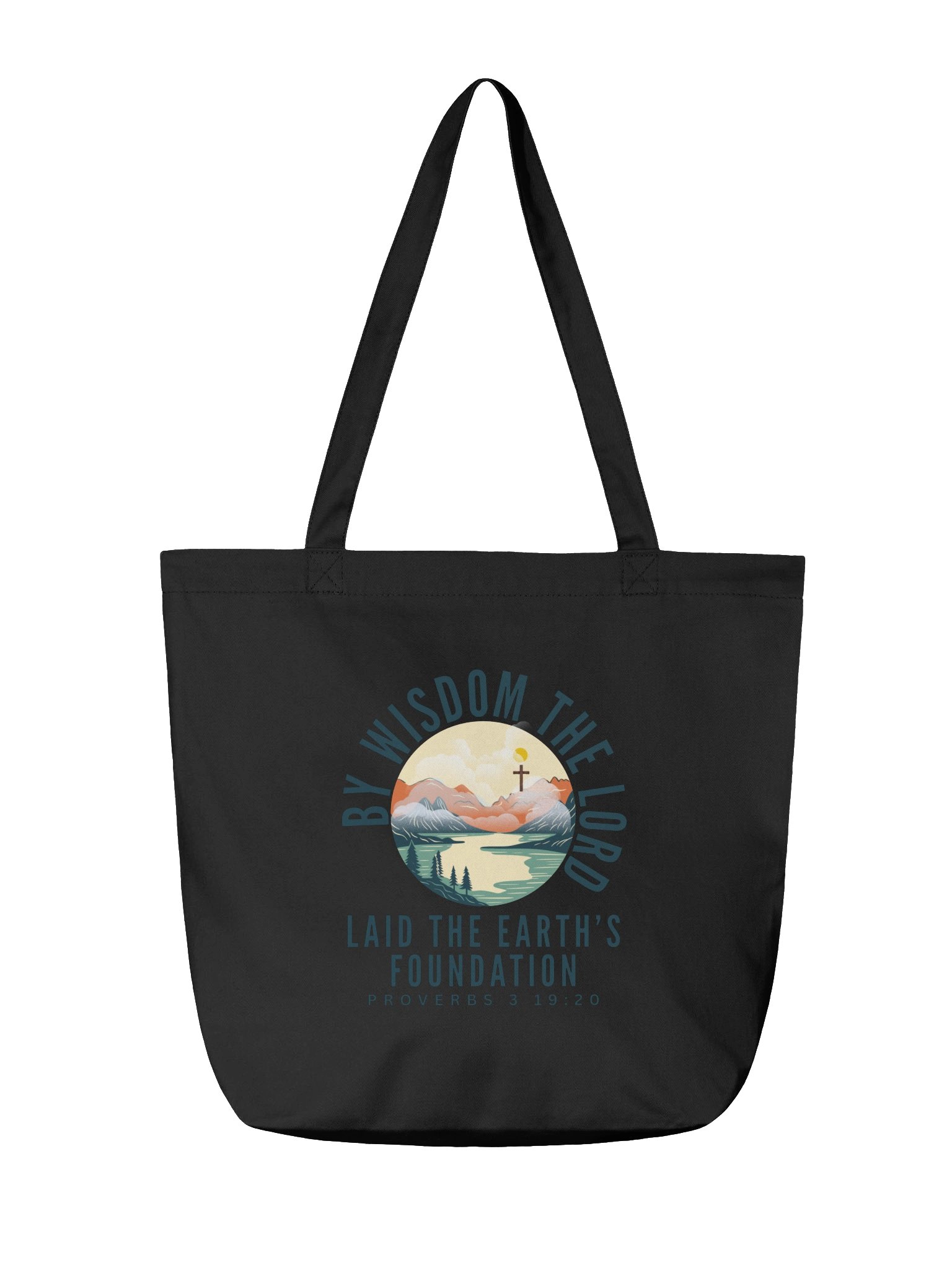 By Wisdom the Lord Tote Bag product image (2)