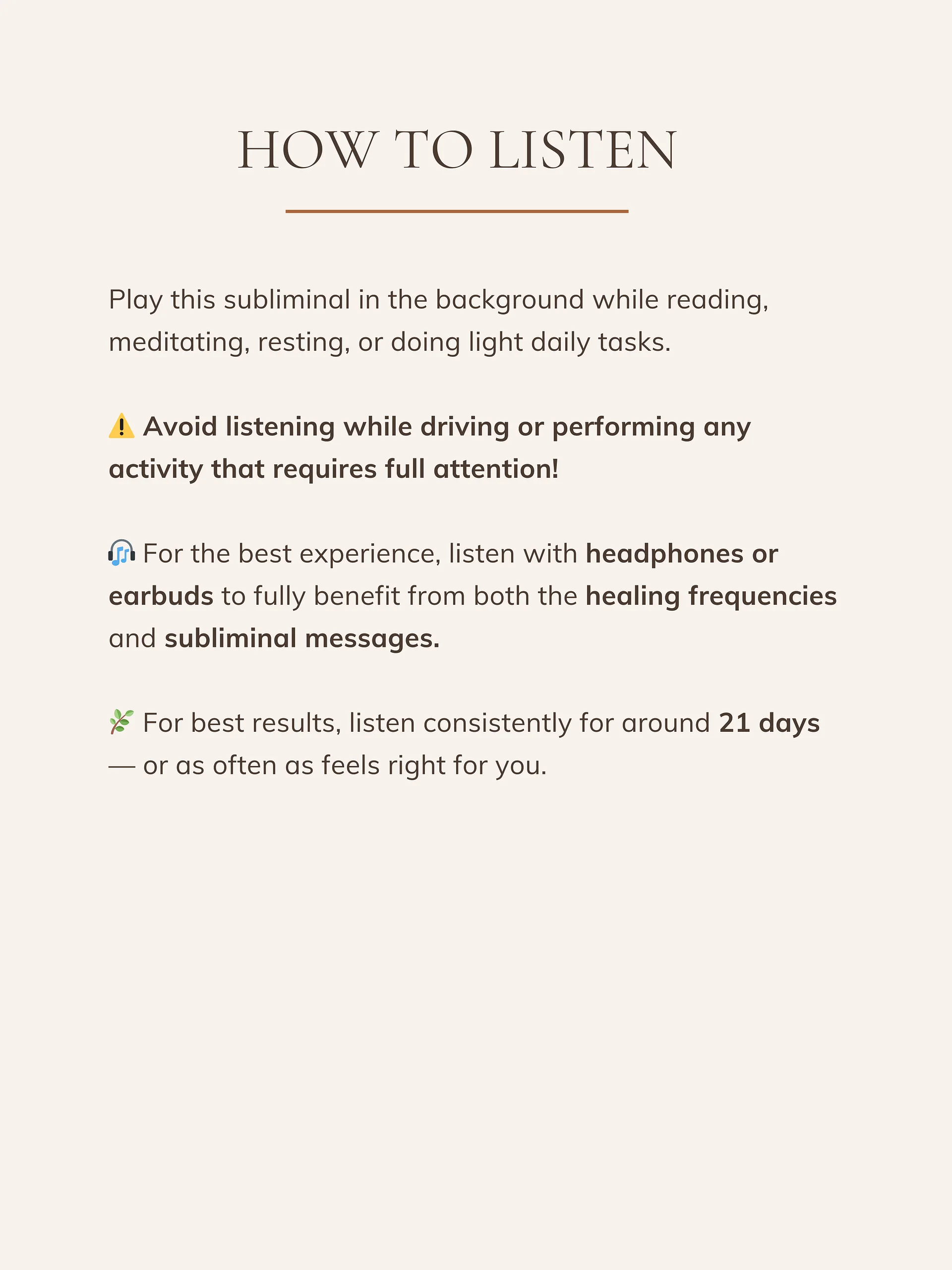Root Chakra Healing Subliminal - Feel Calm, Grounded, Strong | MP3 Audio Download product image (4)