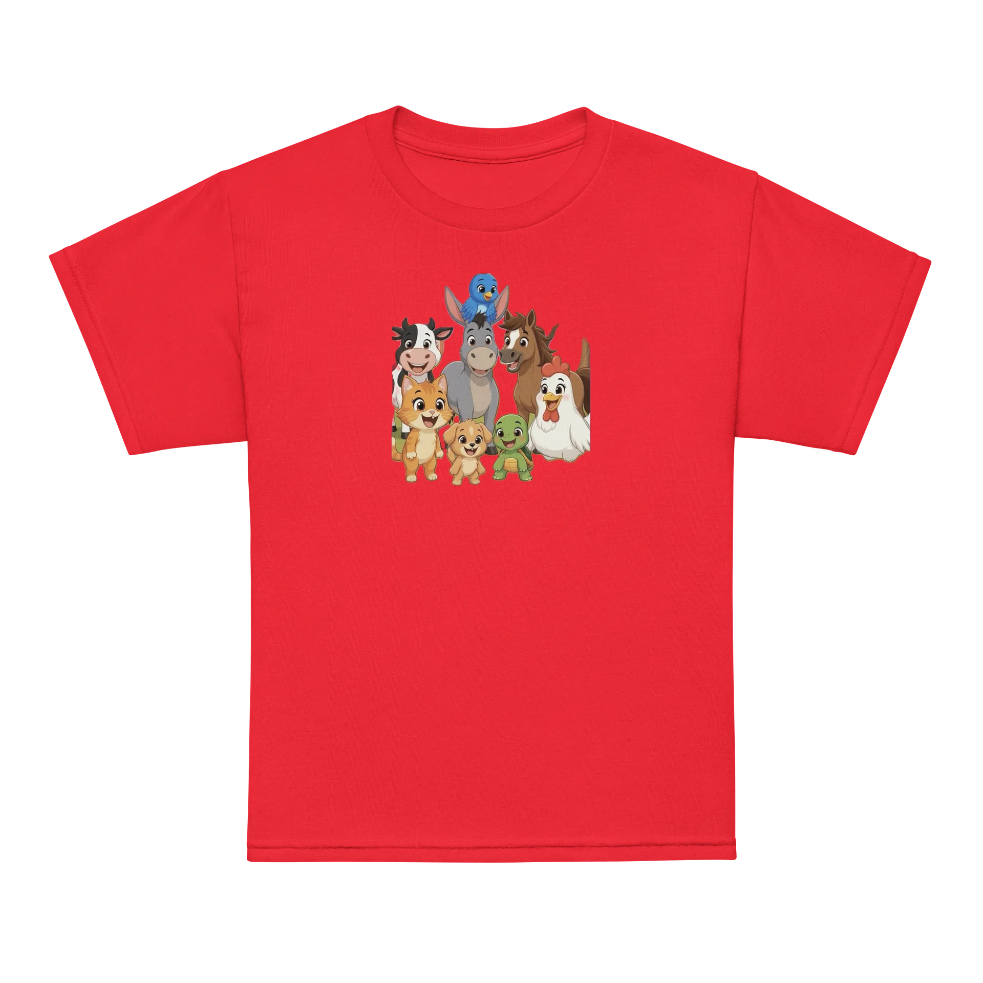 Cute Farm Friends Youth Sports Tee product image (7)