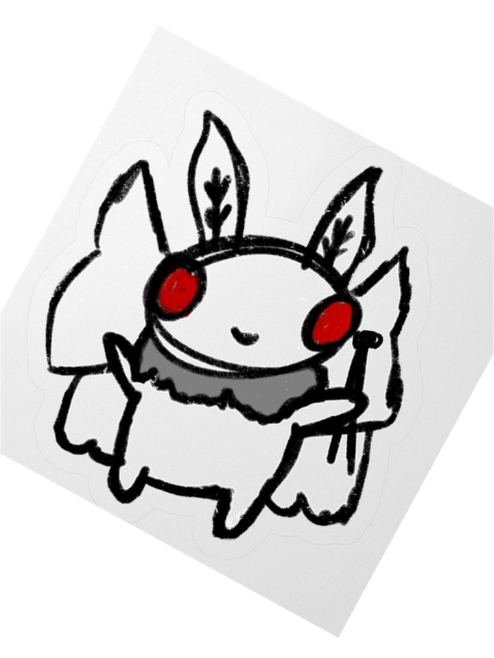 Sushi Mothman Sticker product image (5)