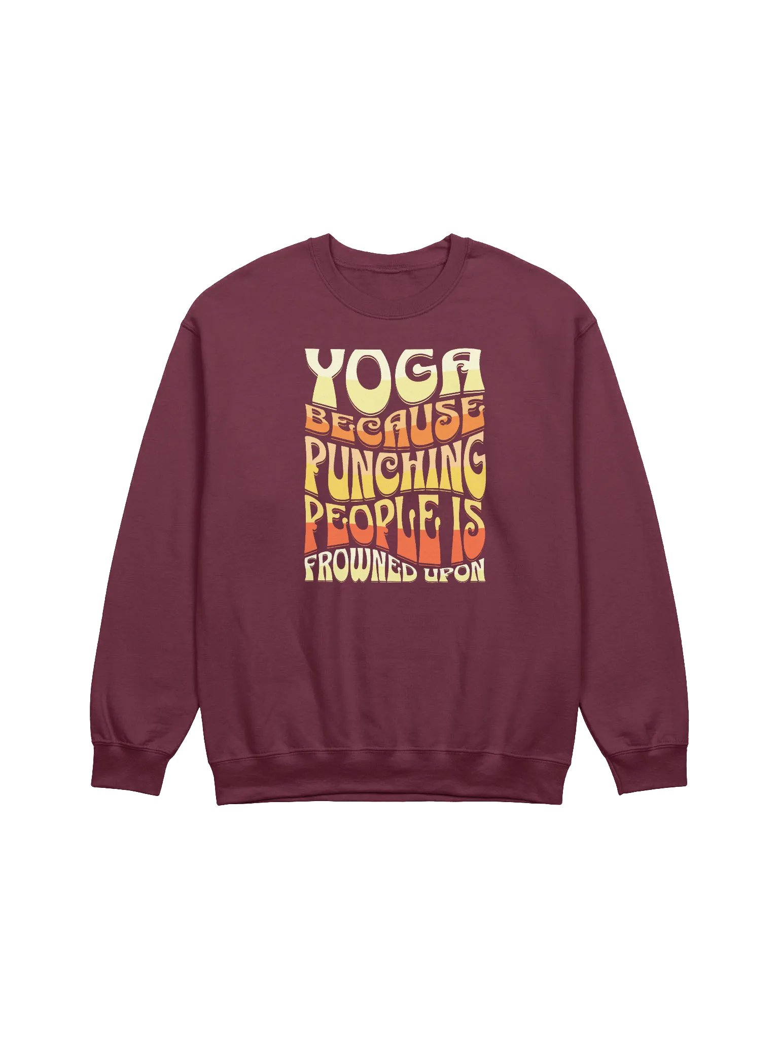 Yoga Humor Crewneck Sweatshirt product image (1)