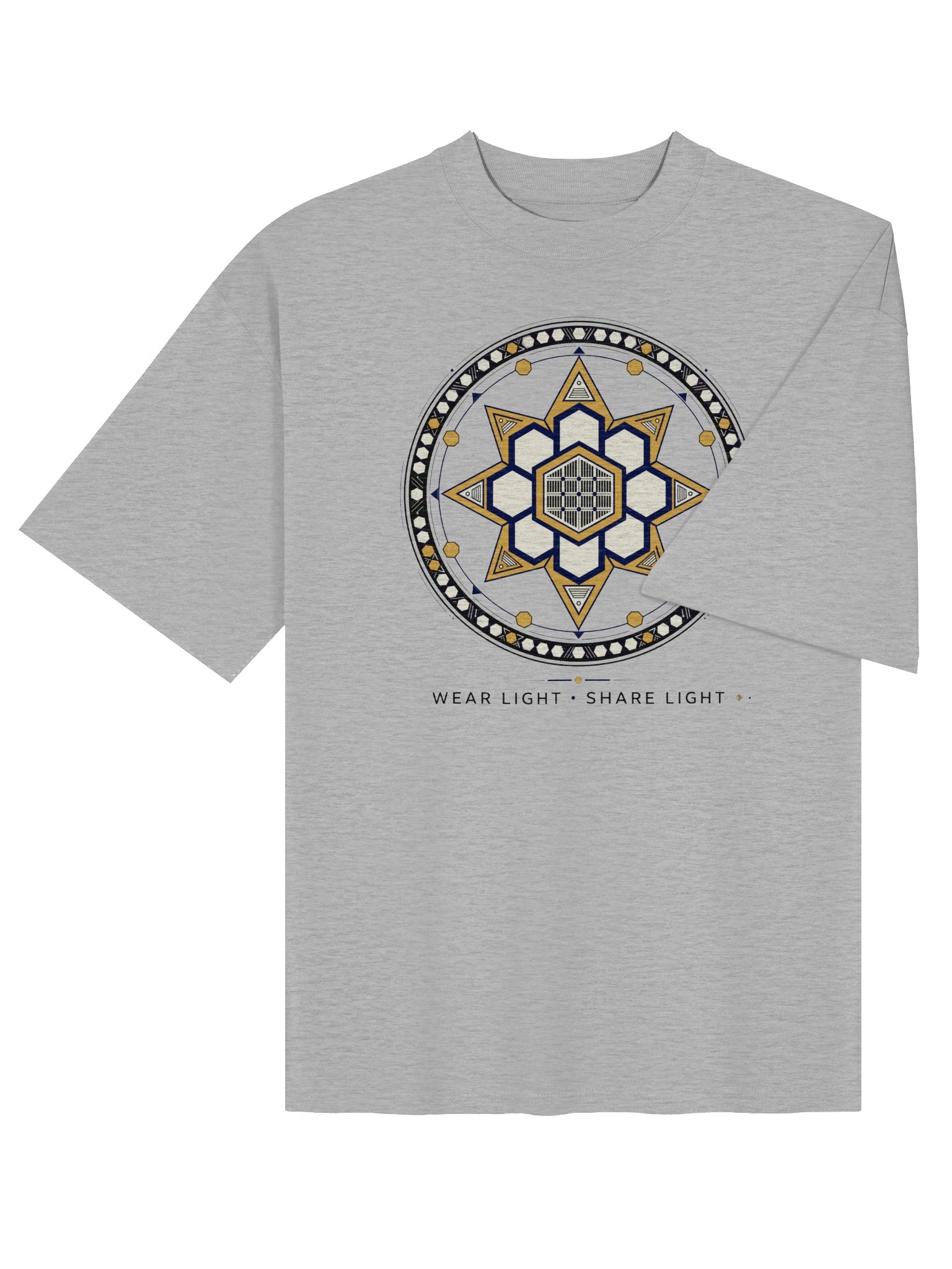 Wear Light Geometric Unisex Tee product image (4)
