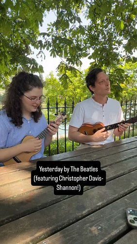 jammin’ with @banjoleletinman !!

It was so nice to (officially) meet and jam with Mr Tinman when I was in London last month!...