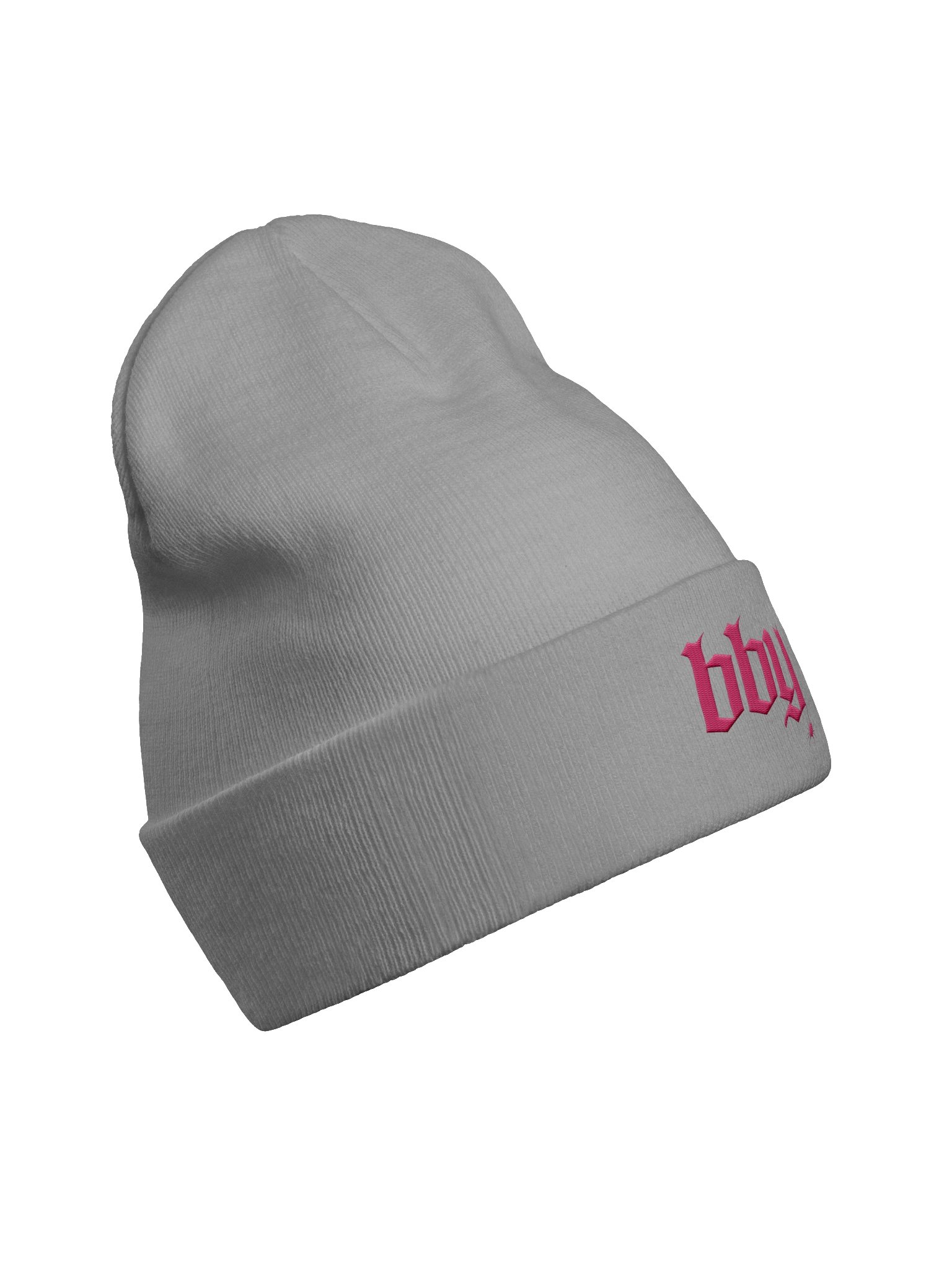 'BBY' Embroidered Knit Beanie product image (18)