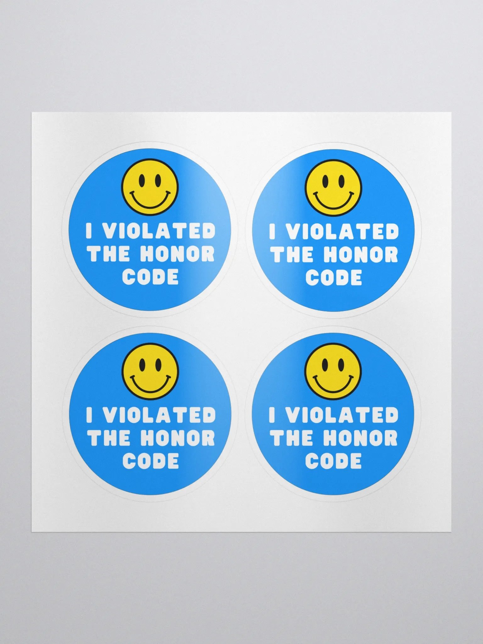 I Violated the Honor Code - Sticker product image (1)