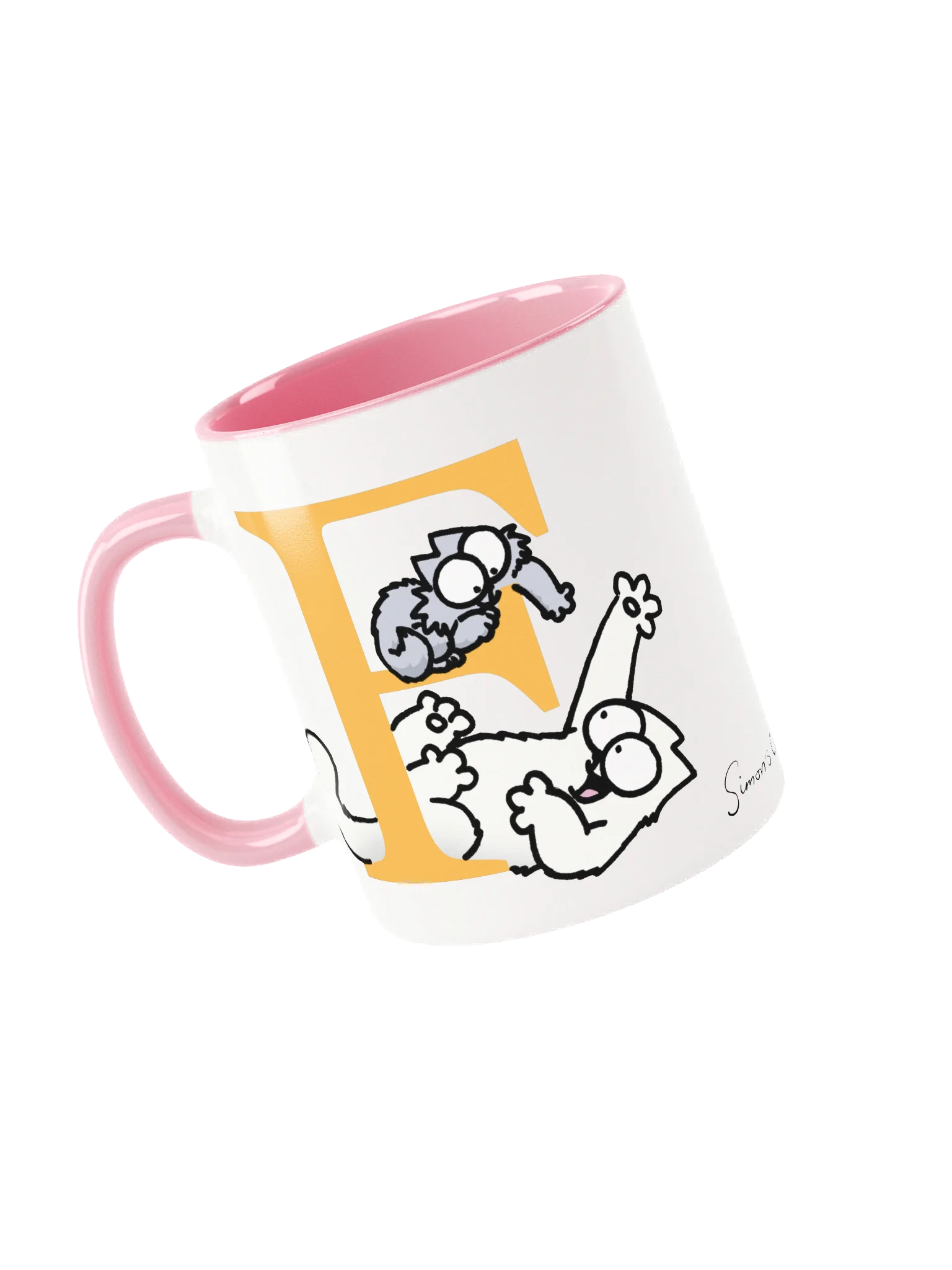 Cat Monogram Mug - F product image (3)