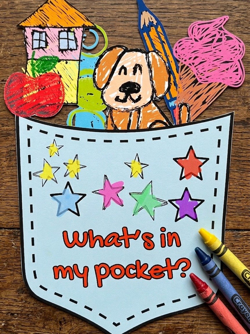 All About Me What's in my Pocket Printable Craft Back to School Activity PDF product image (5)