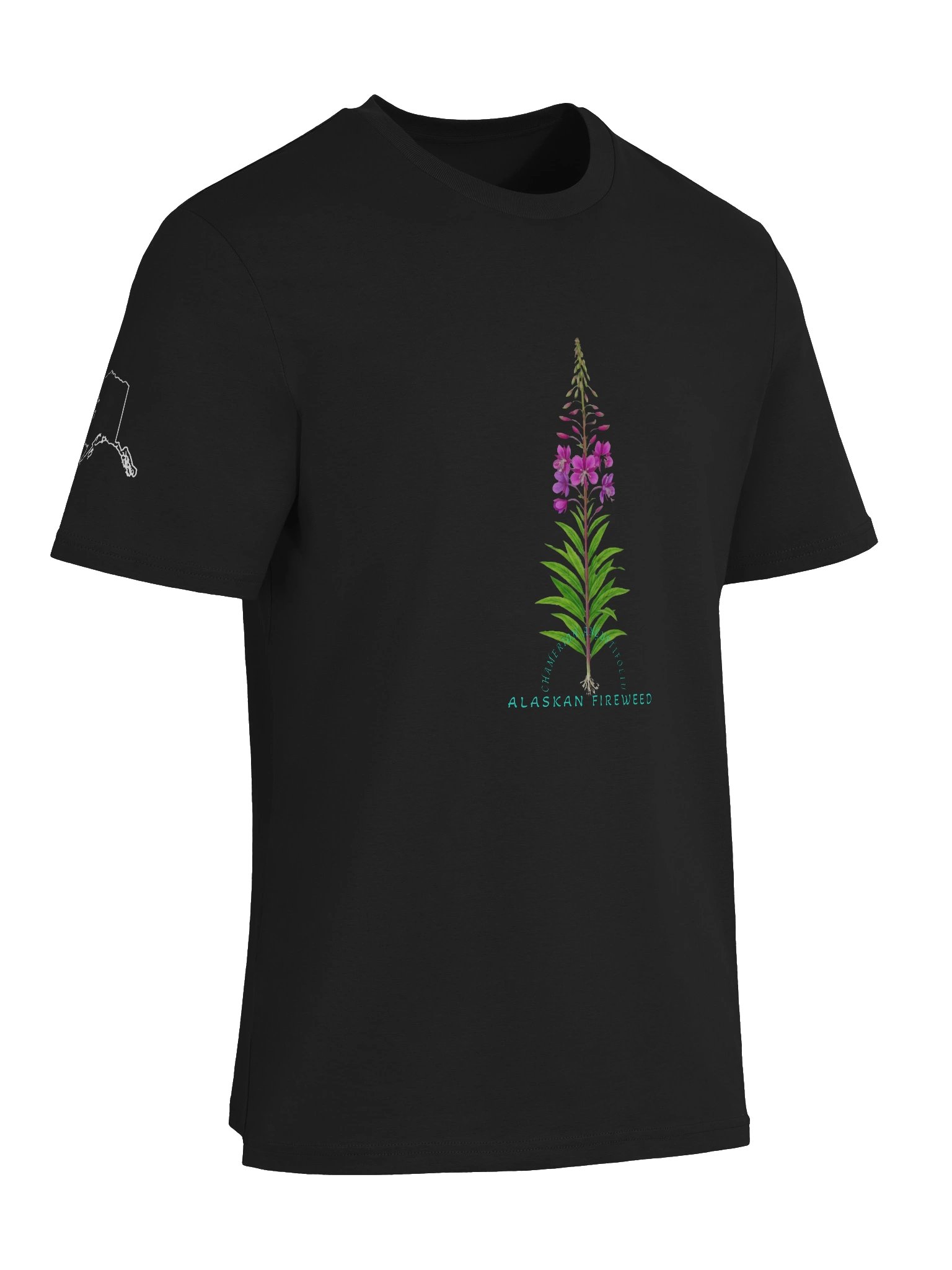 DELUXE "ALASKAN FIREWEED" ORGANIC COTTON TEE product image (6)