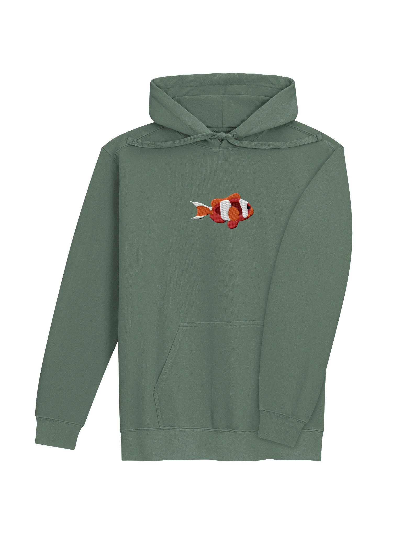 Madagascan Clownfish Embroidered Premium Hoodie | Saltwater Reef Aquarium Fish & Marine Life Apparel product image (7)