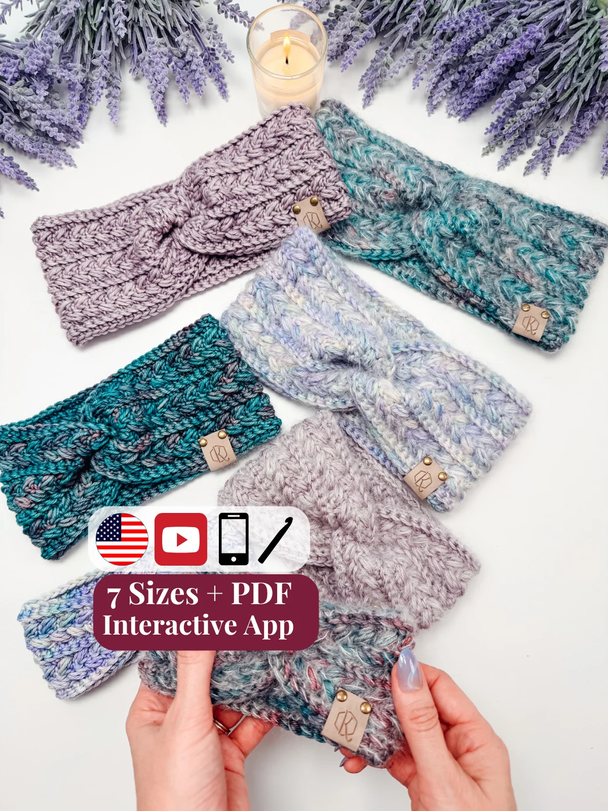 Wheat Stitch™ Crochet Earwarmer product image (1)