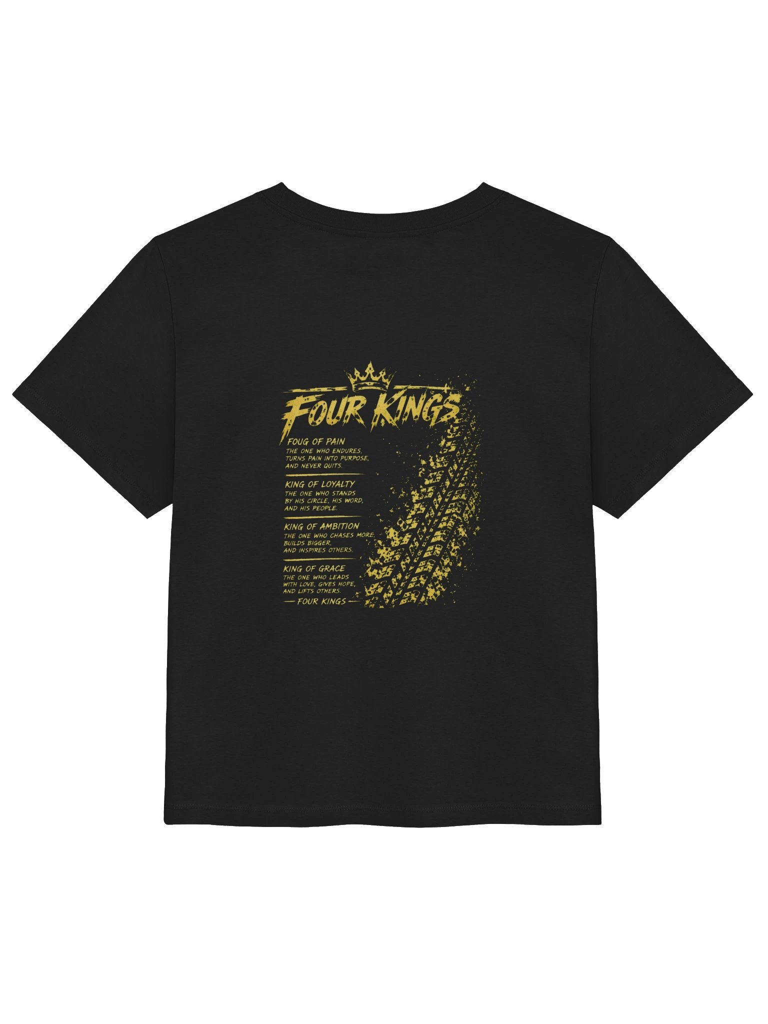 FOUR KINGS Women's Organic Ribbed-Neck Tee product image (6)