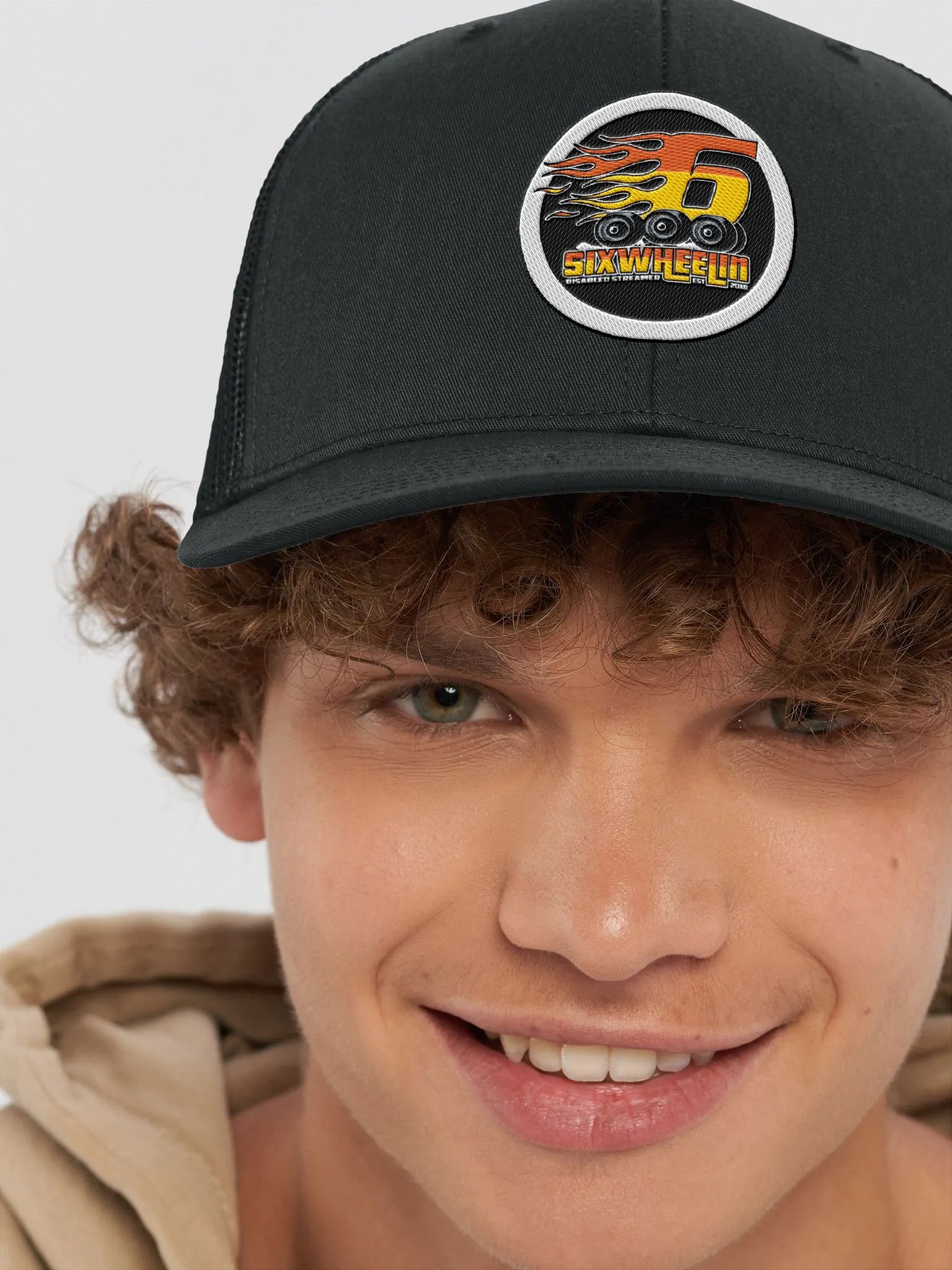 Flaming Sixwheeler Snapback product image (44)