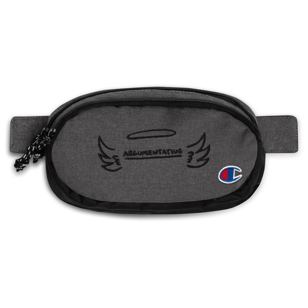 ANGELIC (black thread) champion fanny pack product image (1)