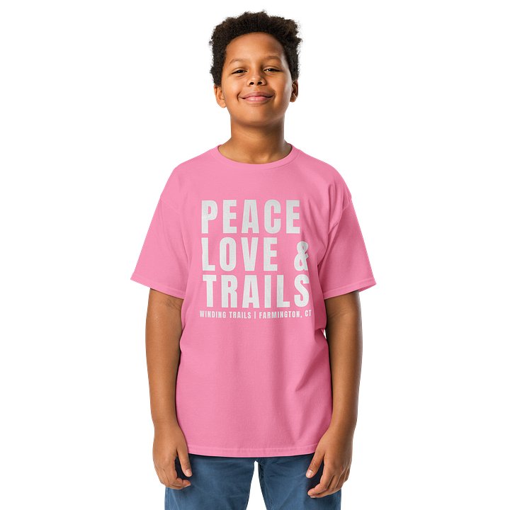 Peace Love & Trails Youth Classic Tee product image (5)