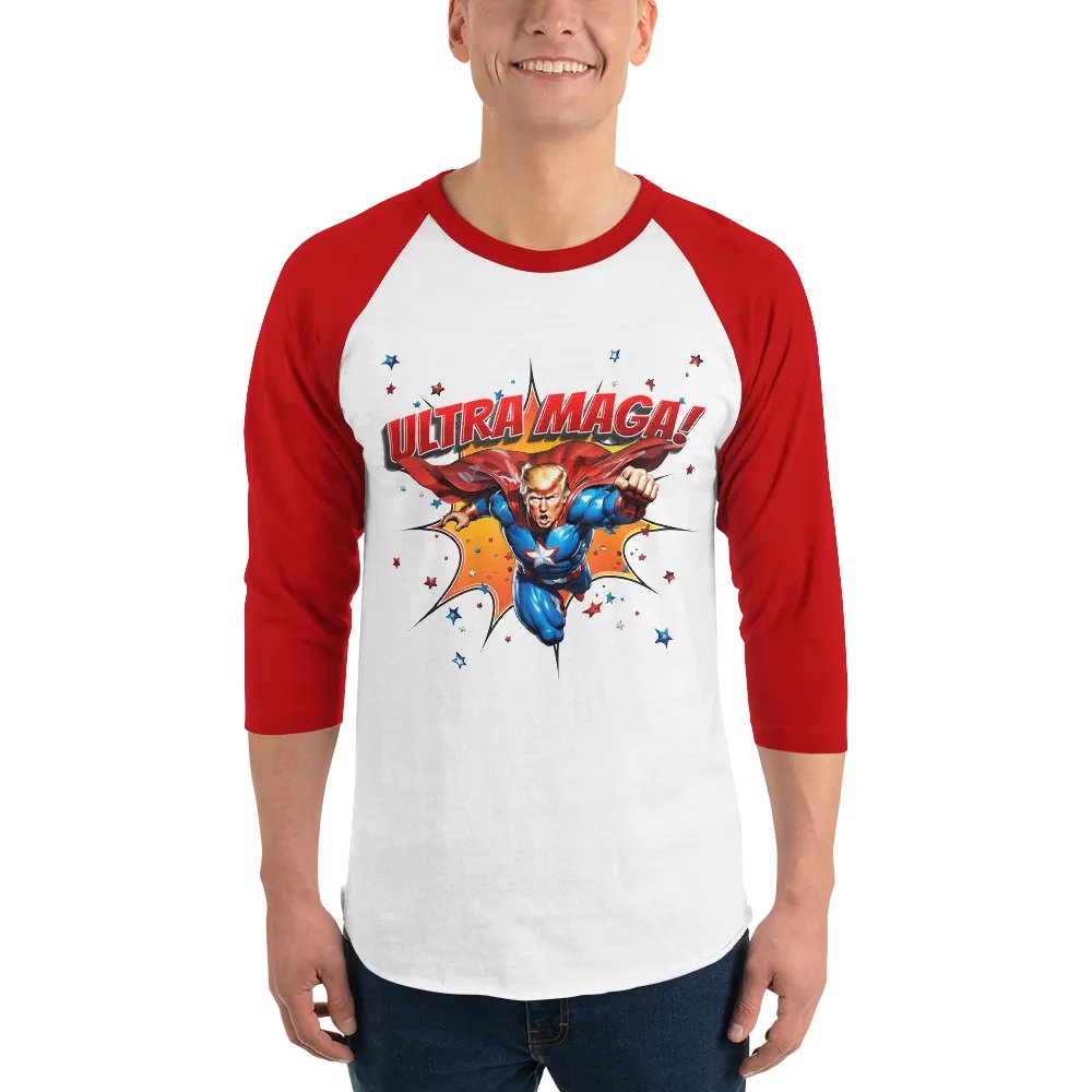 Ultra MAGA! - Unisex Jersey Raglan Tee product image (3)