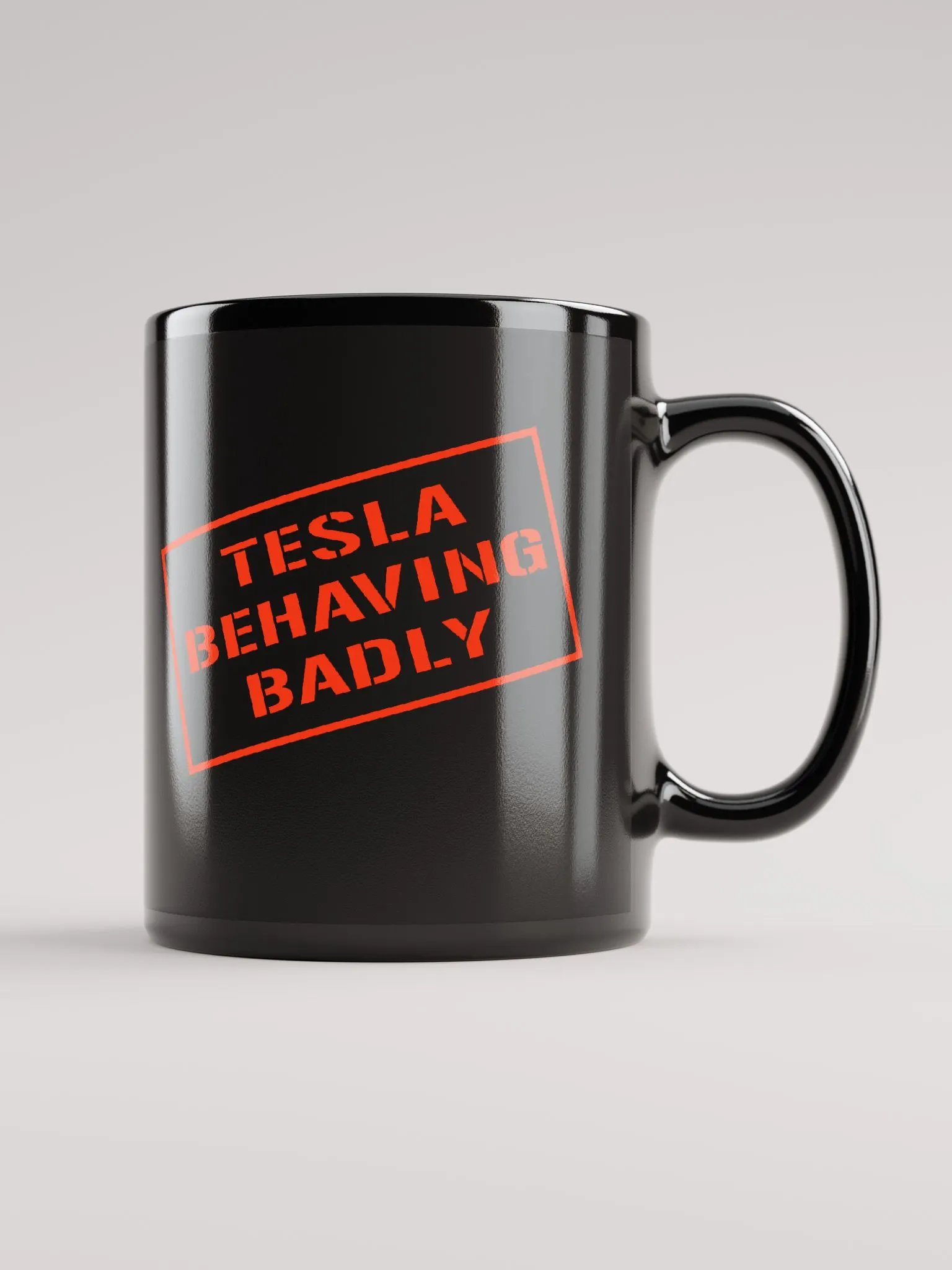 TESLA BEHAVING BADLY MUG product image (1)