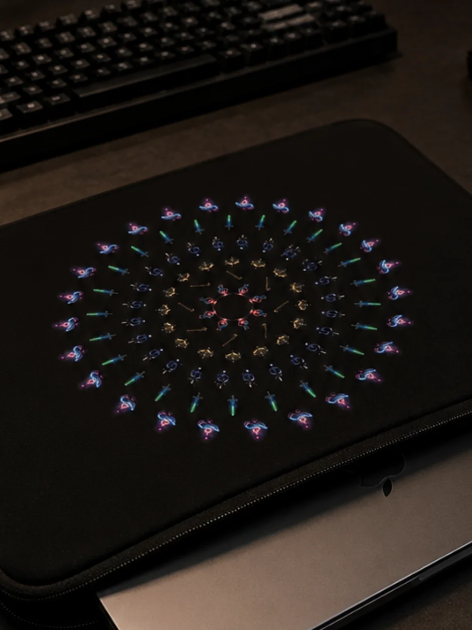 In Magic We Trust Laptop Sleeve product image (2)