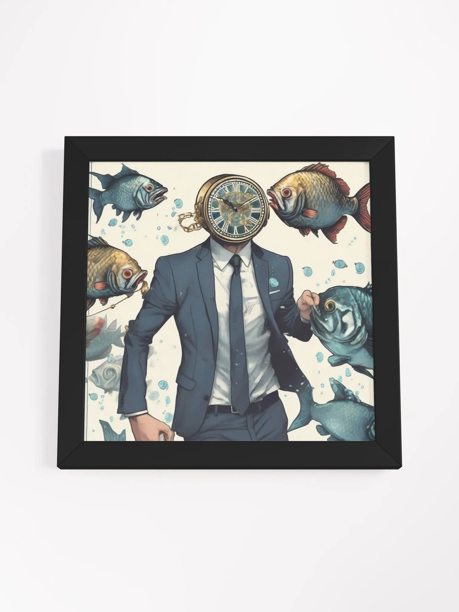 Timeless FishFight Framed Print product image (17)