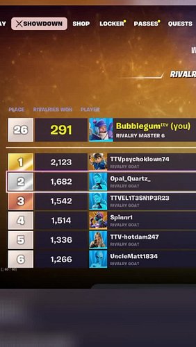 How many rivalries can you get in one game??
#fortnite #fortnitebattleroyale #gaming #battleroyale #fortniteclips