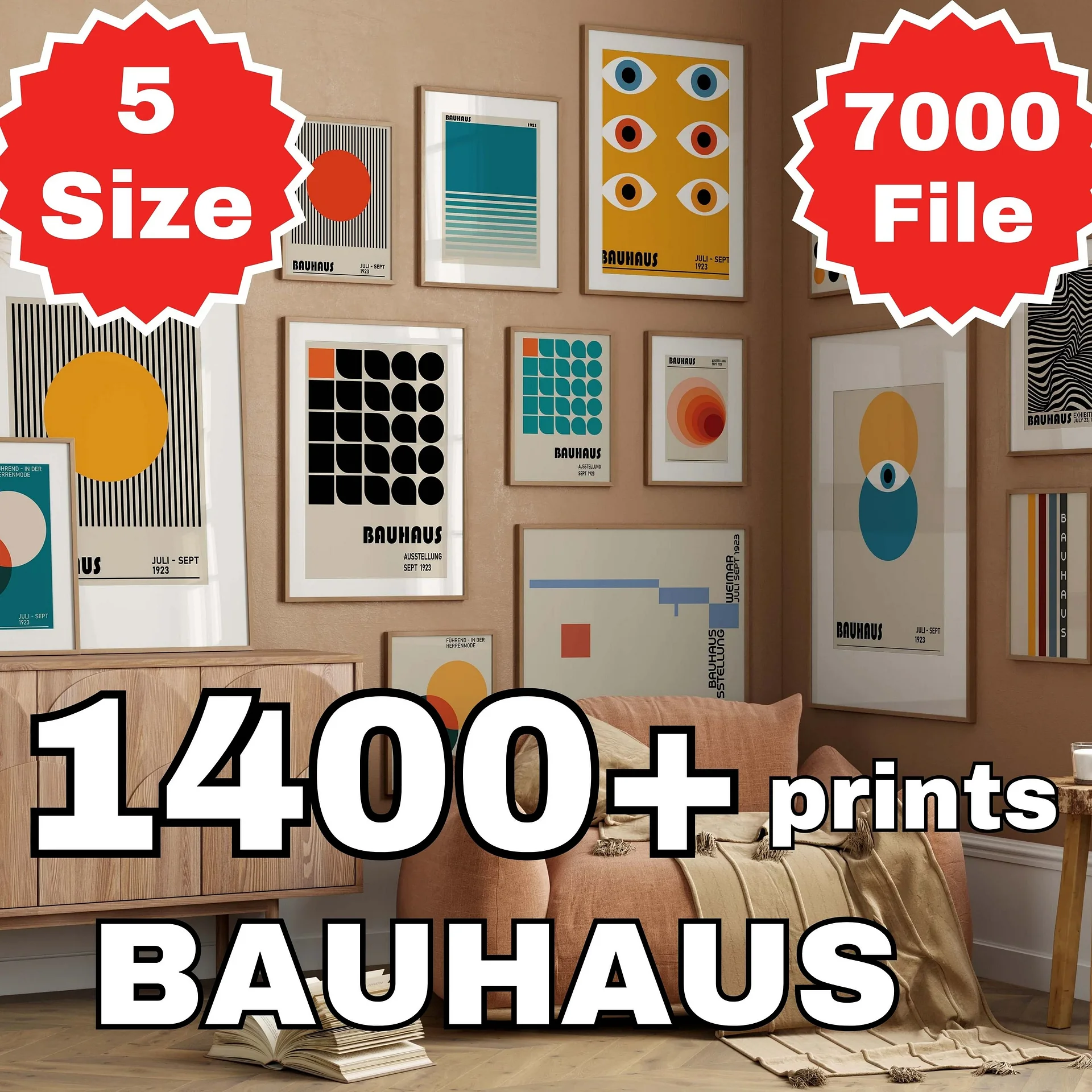 Bauhaus poster set of 1400+ premium printable wall art prints product image (1)