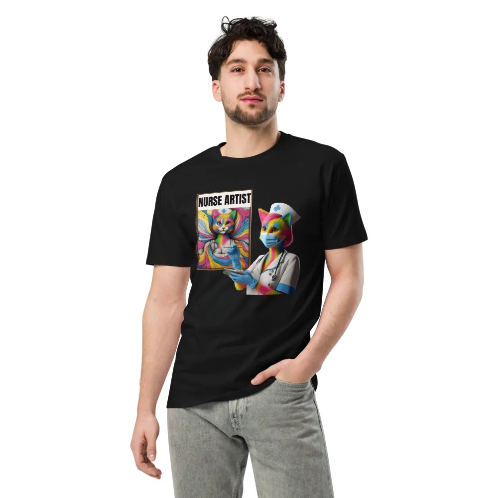 Nurse Artist Cat Unisex Tee product image (6)
