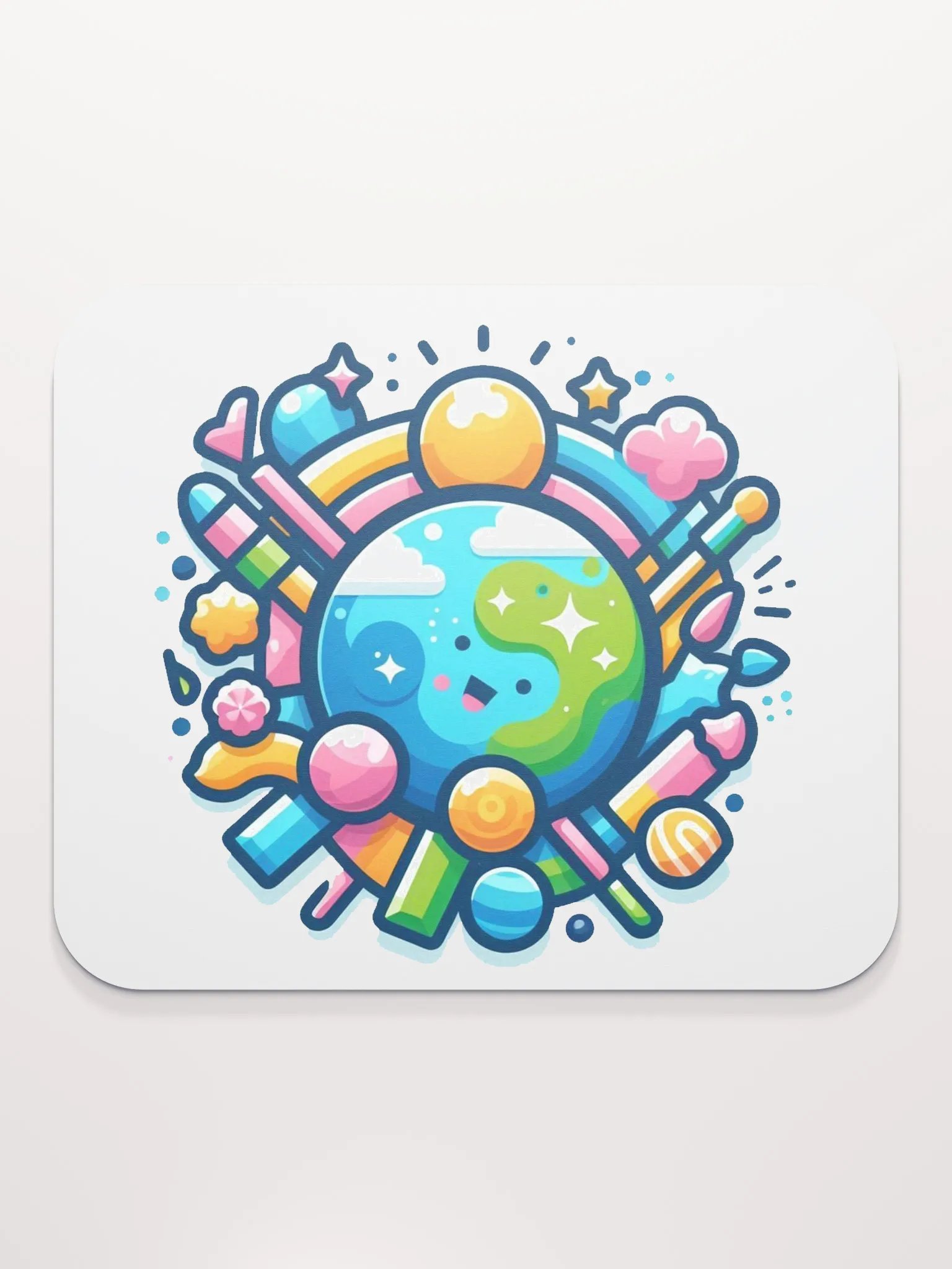 Whimsical Earth Mouse Pad product image (2)