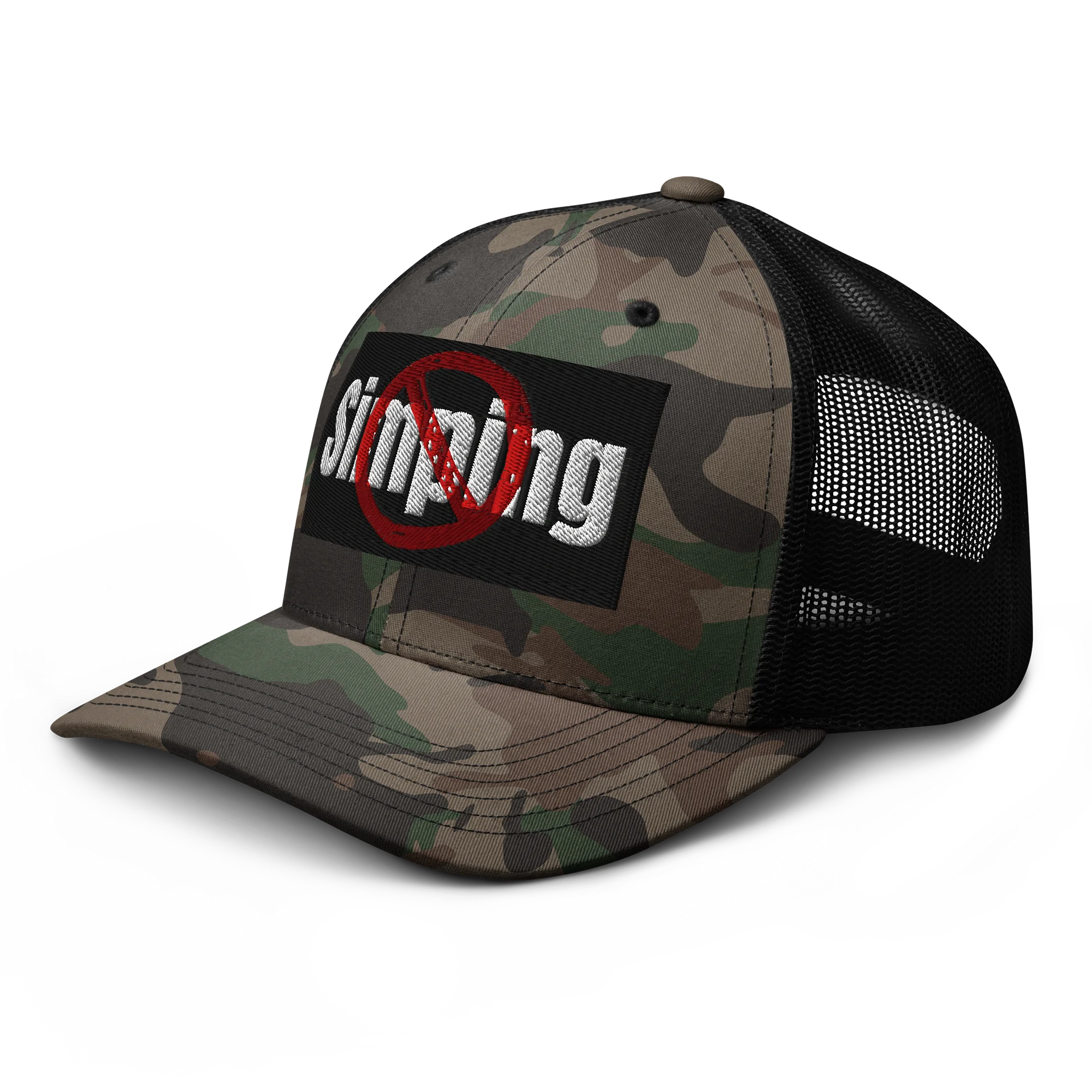 No Simping Camo Hat product image (4)