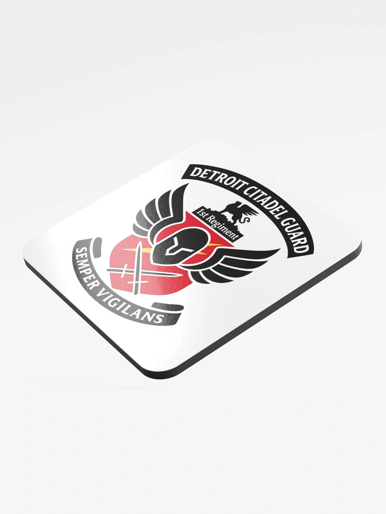 Detroit Citadel Guard Coaster – Semper Vigilans Edition product image (3)