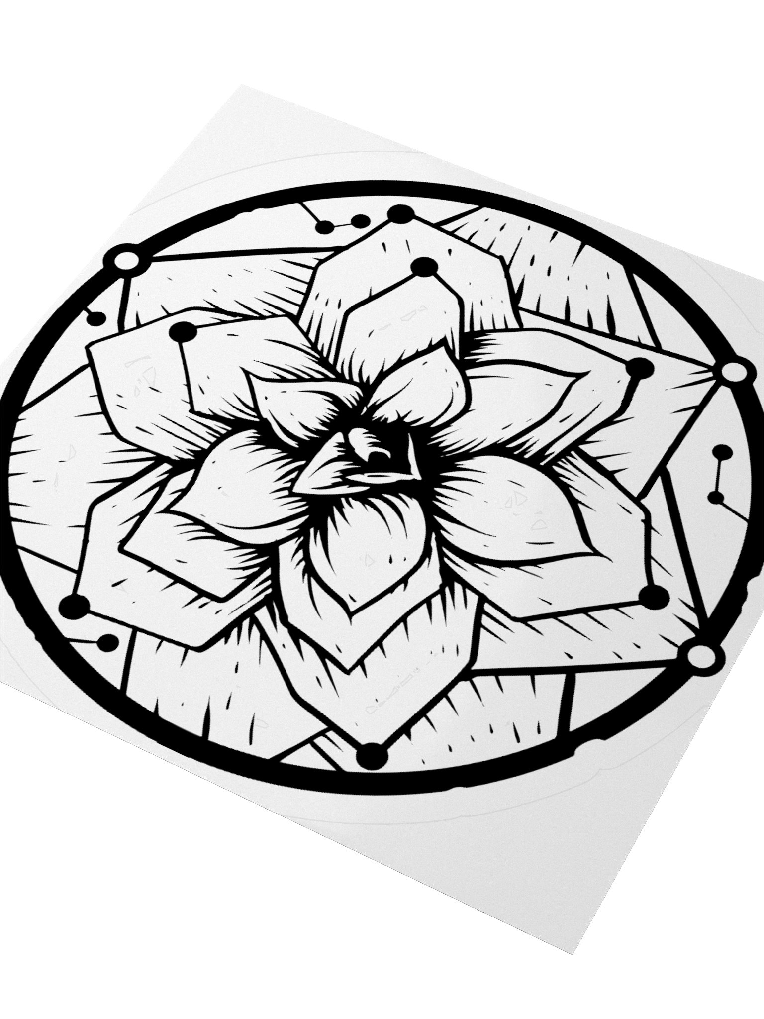 Camellia Emblem Sticker product image (7)