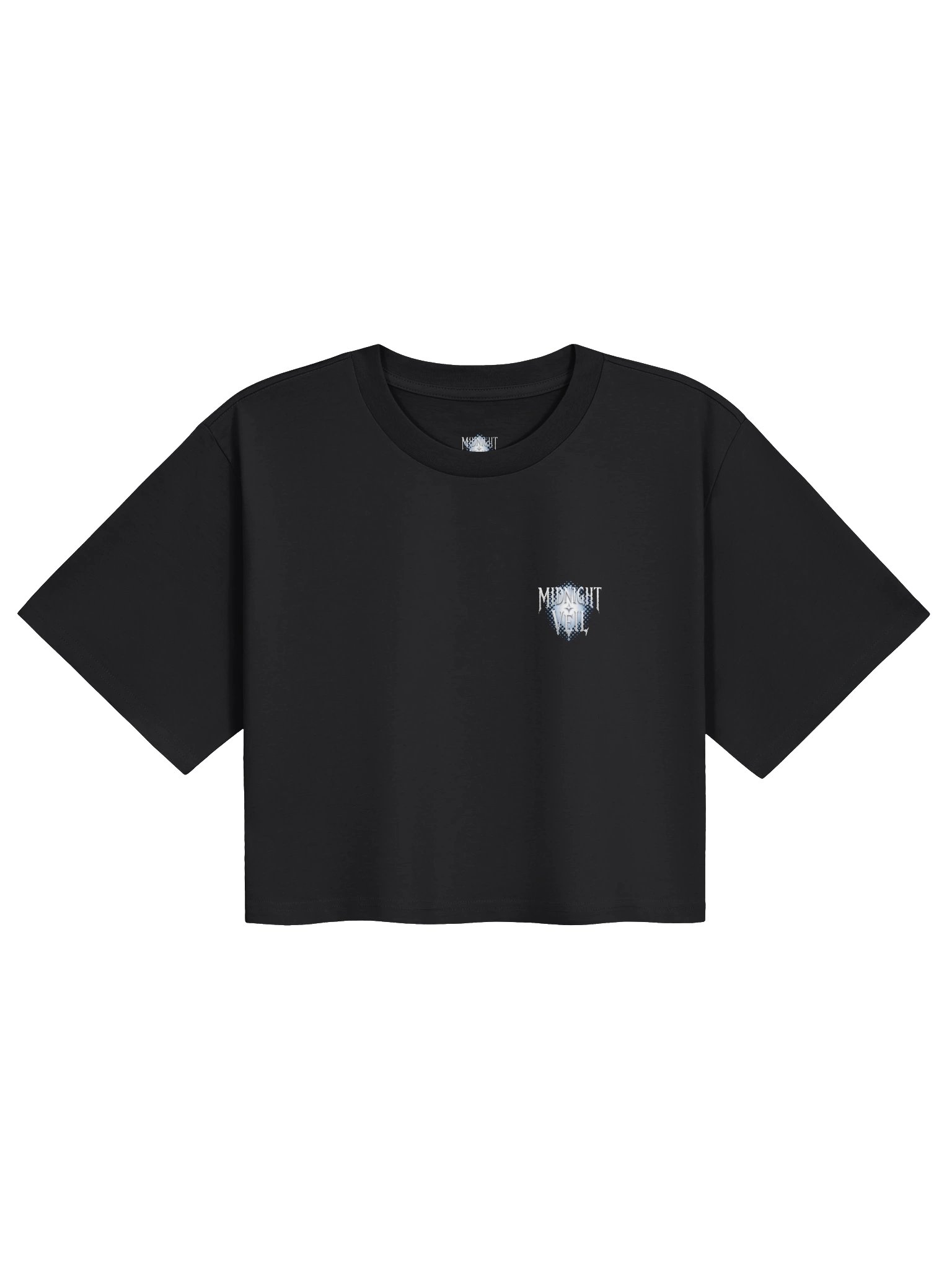 Midnight Veil Emblem Crop Tee product image (2)