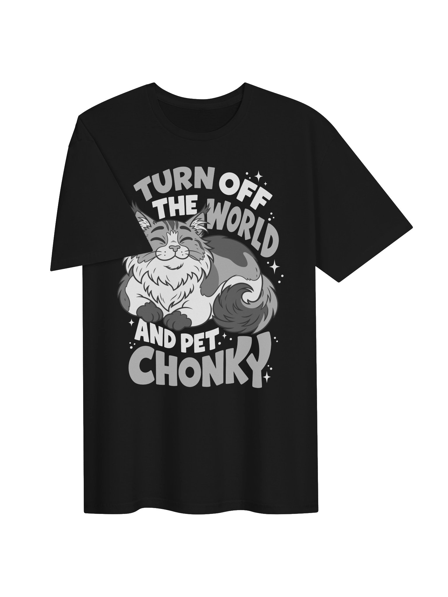 Turn Off The World and Pet Chonky Tee product image (54)