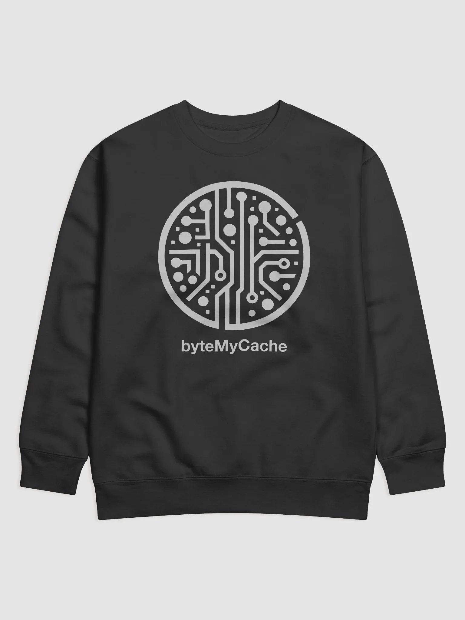 light logo sweatshirt with text product image (1)