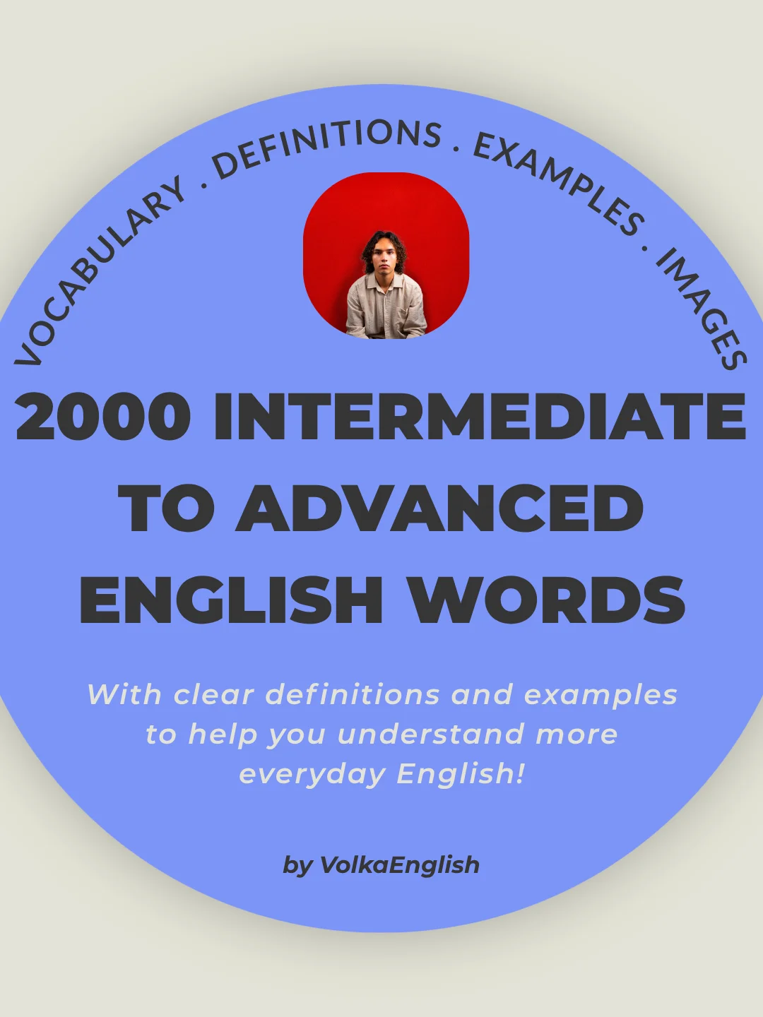 NEW! 2000 Intermediate to Advanced English Vocabulary Textbook (398 pages) product image (1)
