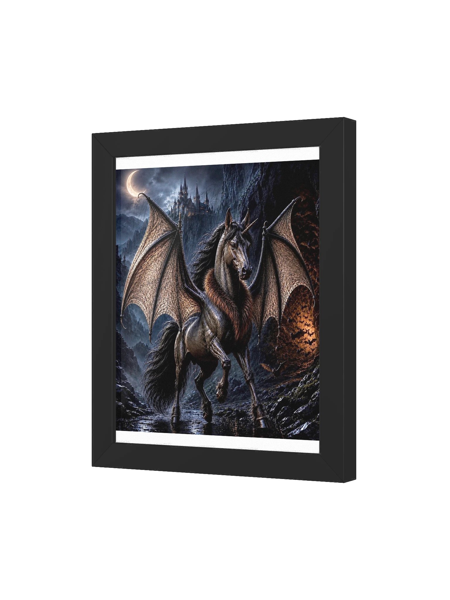 Halloween Unicorn Framed Poster I product image (103)