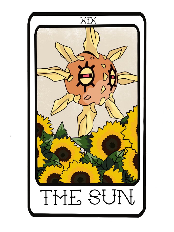 Pokemon Tarot - The Sun product image (1)