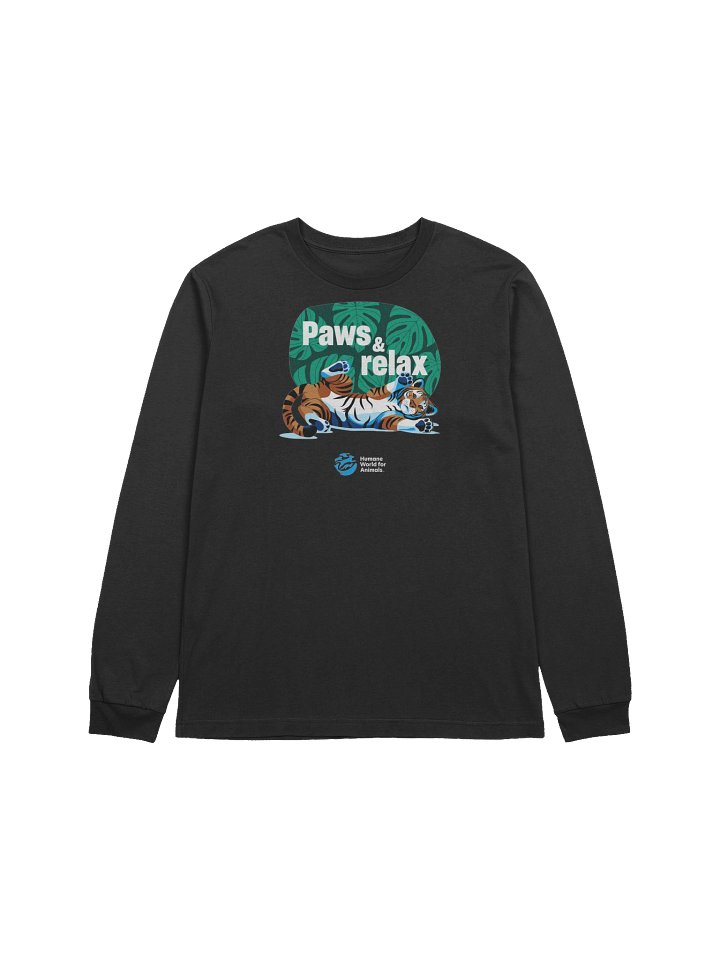 Paws and relax - Long sleeve tee product image (1)