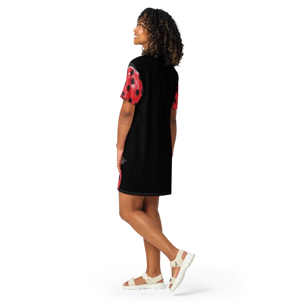 Strawberry Fields Delight Oversized T-Shirt Dress product image (3)