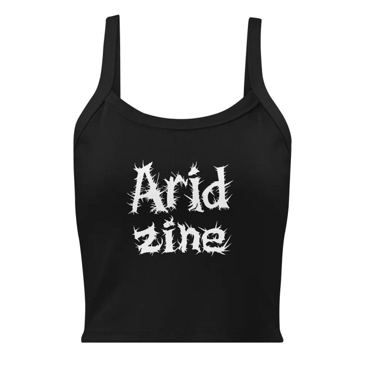 Arid Zine logo tank top product image (1)
