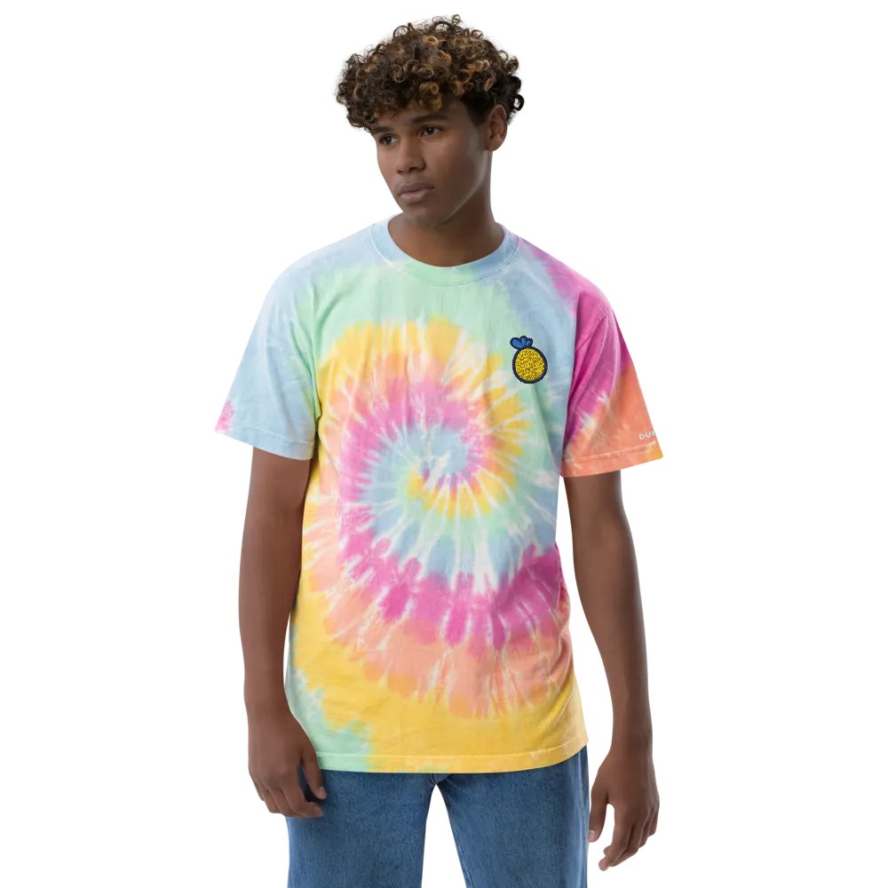 Dummy Pineapple Embroidered Tie-Dye Tee product image (10)
