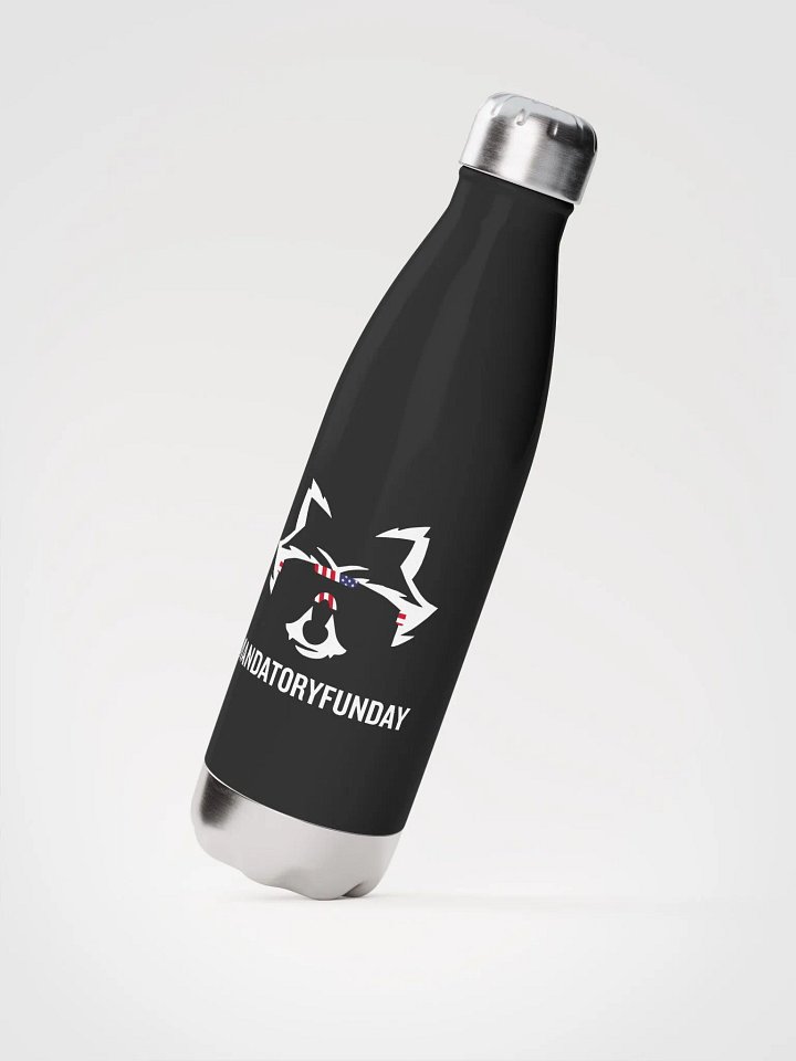MandatoryFunDay Water Bottle White Lettering product image (2)