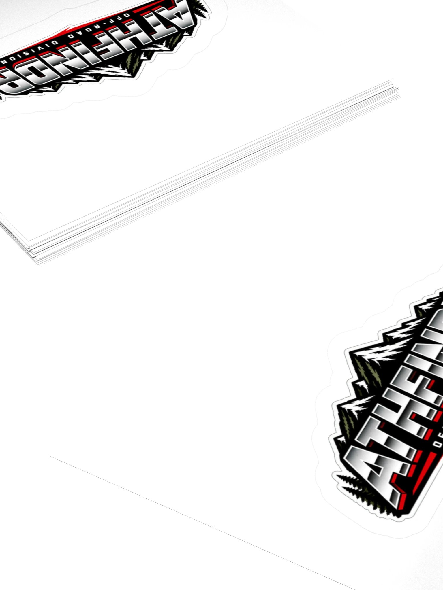 ATHFINDER Mountain Wordmark Sticker product image (4)