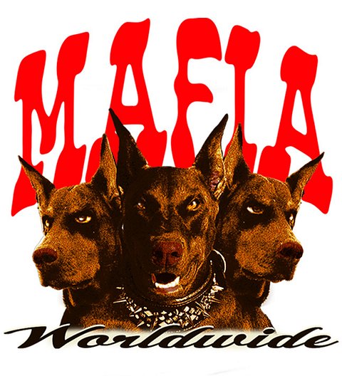 MAFIA DOGS TEE-NATURAL product image (2)