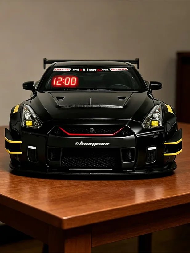 Hyper car Engine Sound Alarm Clock with LED & Mist Spray product image (1)