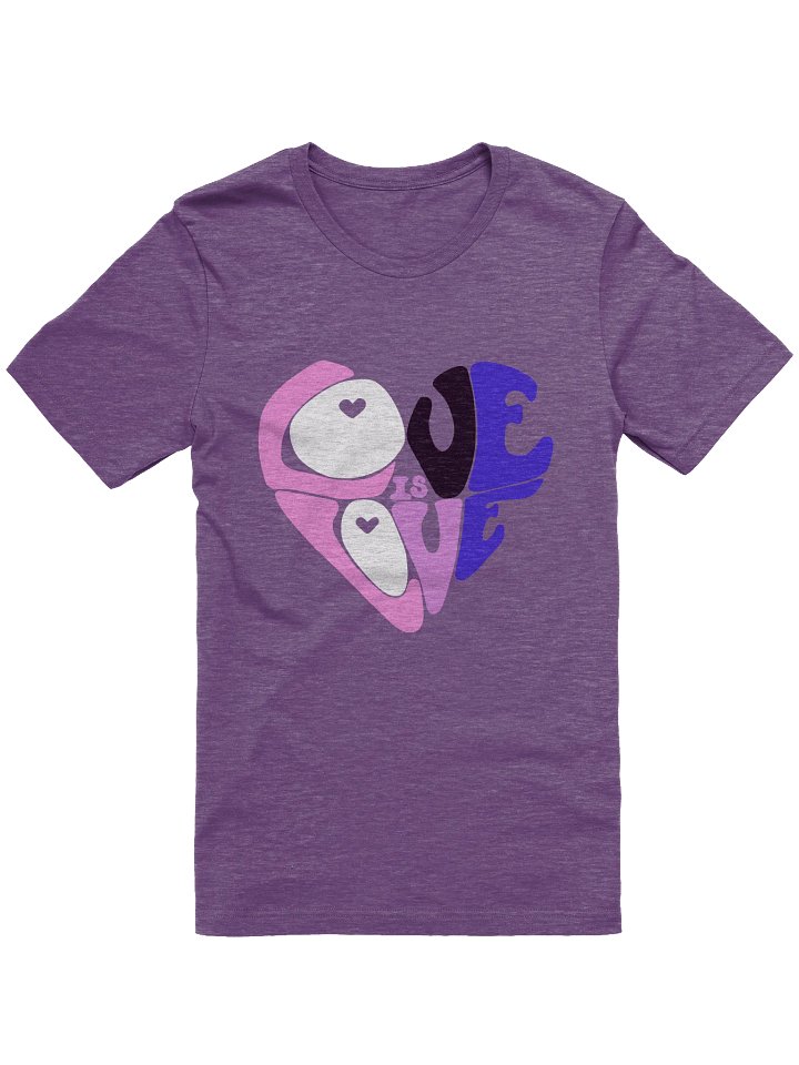 Genderfluid Love is Love big print tee product image (1)