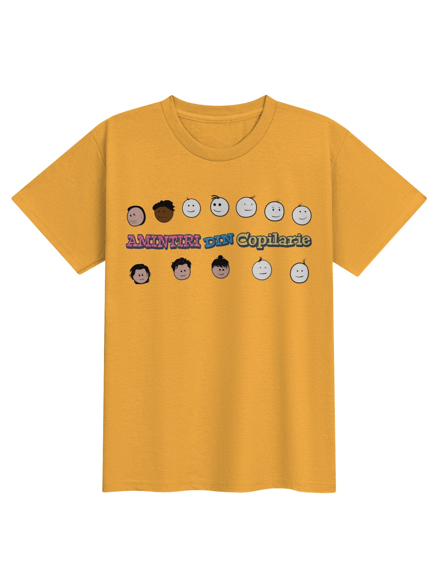 👕 Tricou Auriu Băieți „Amintiri Din Copilărie” – Personajele product image (1)