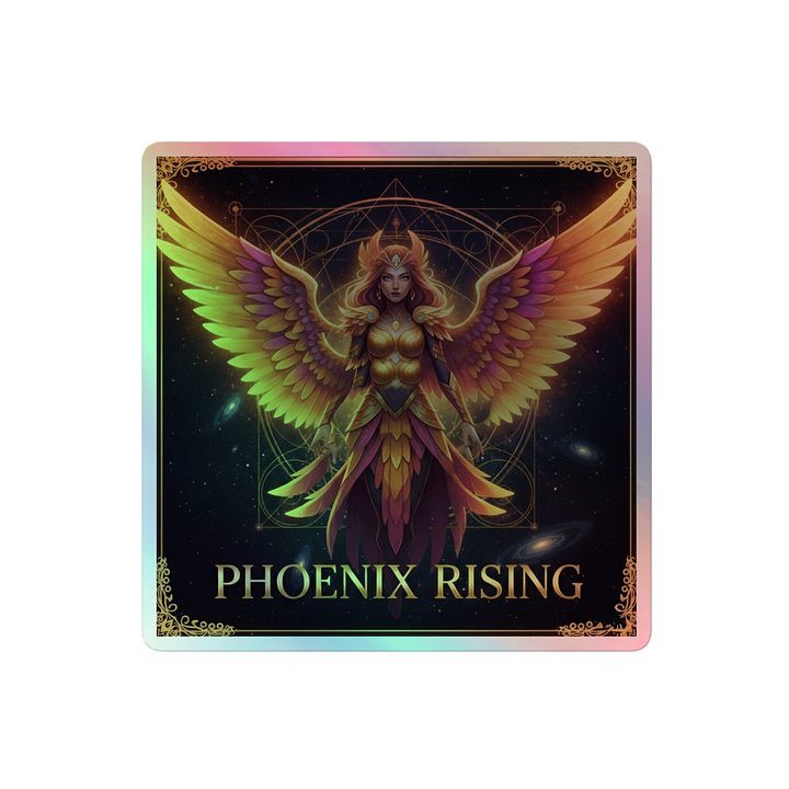 Phoenix Rising Holographic Sticker Sheet product image (2)
